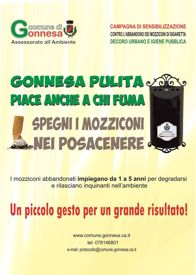 Campagna di sensibilizzazione - Decoro urbano e Igiene Pubblica