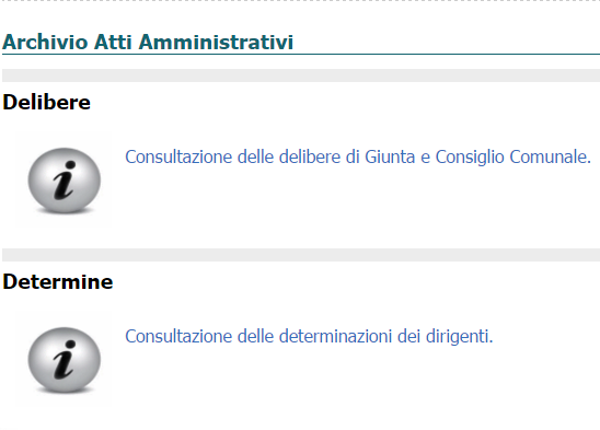 Archivio Atti Amministrativi